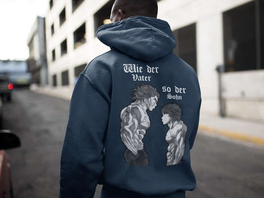 Baki Hanma - Oversized Zipper Hoodie