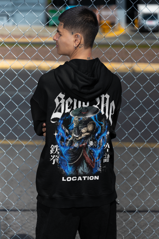 Kung Lao (Mortal Kombat) - Oversized Zipper Hoodie