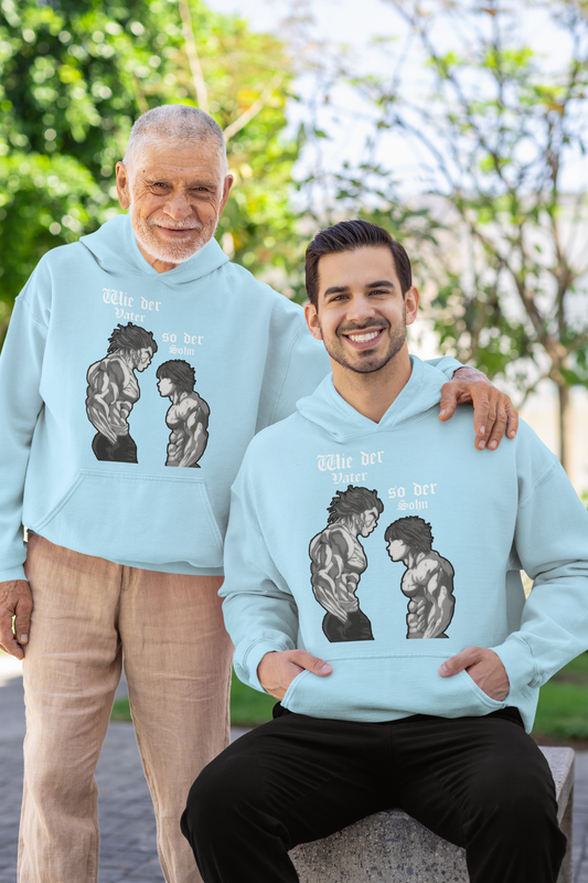 Baki Hanma - HigherBlanks Premium Hoodie - Mit Taschendruck