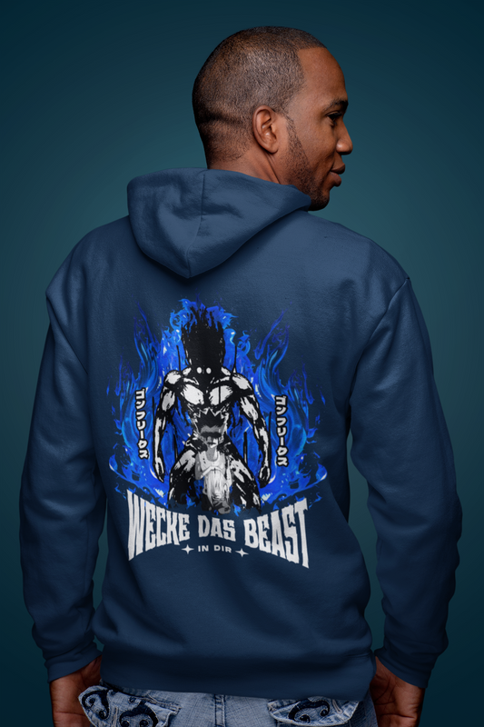 H X H - Oversized Zipper Hoodie